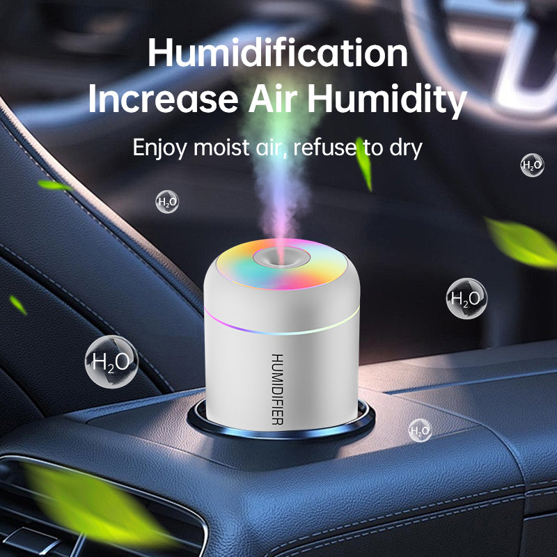 Portable Mini Air Humidifier & Aroma Diffuser USB 180ML