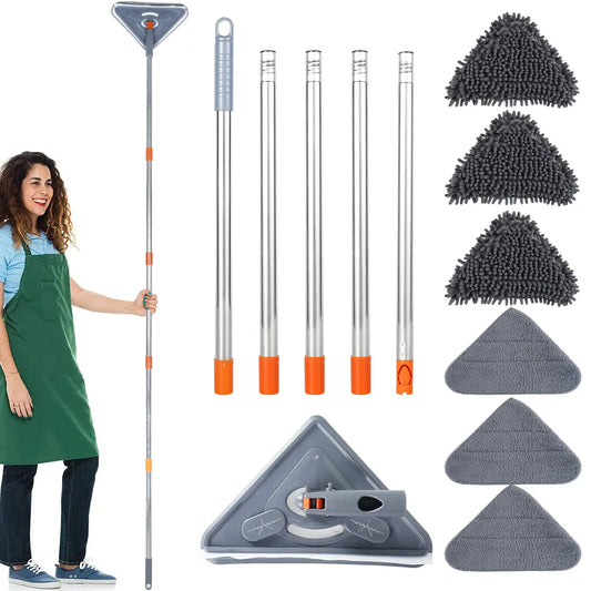 Wall Mop with Long Handle 360 ° Rotating